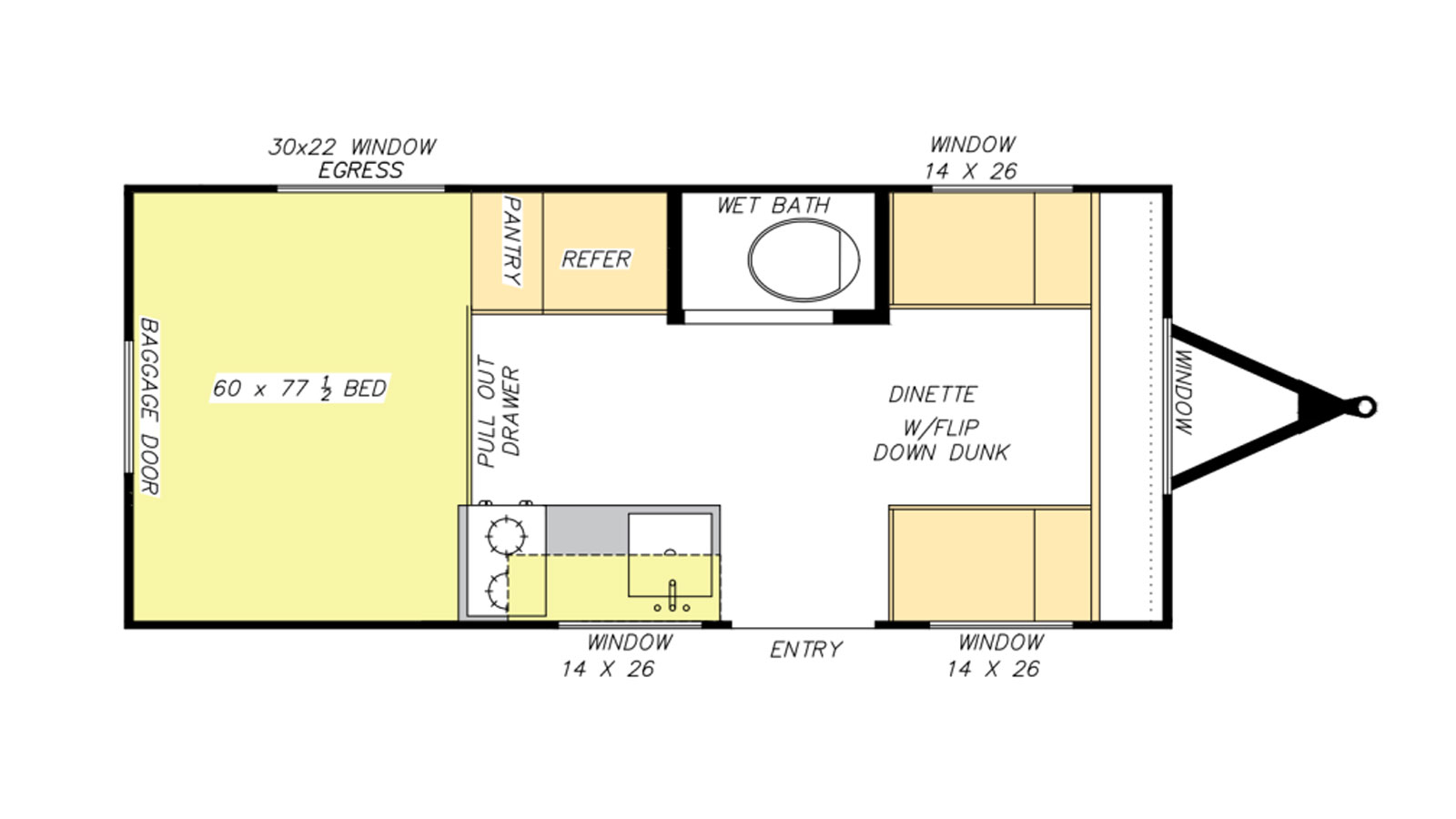 2026 Modern Buggy Big Buggy 16 - Floorplan 1