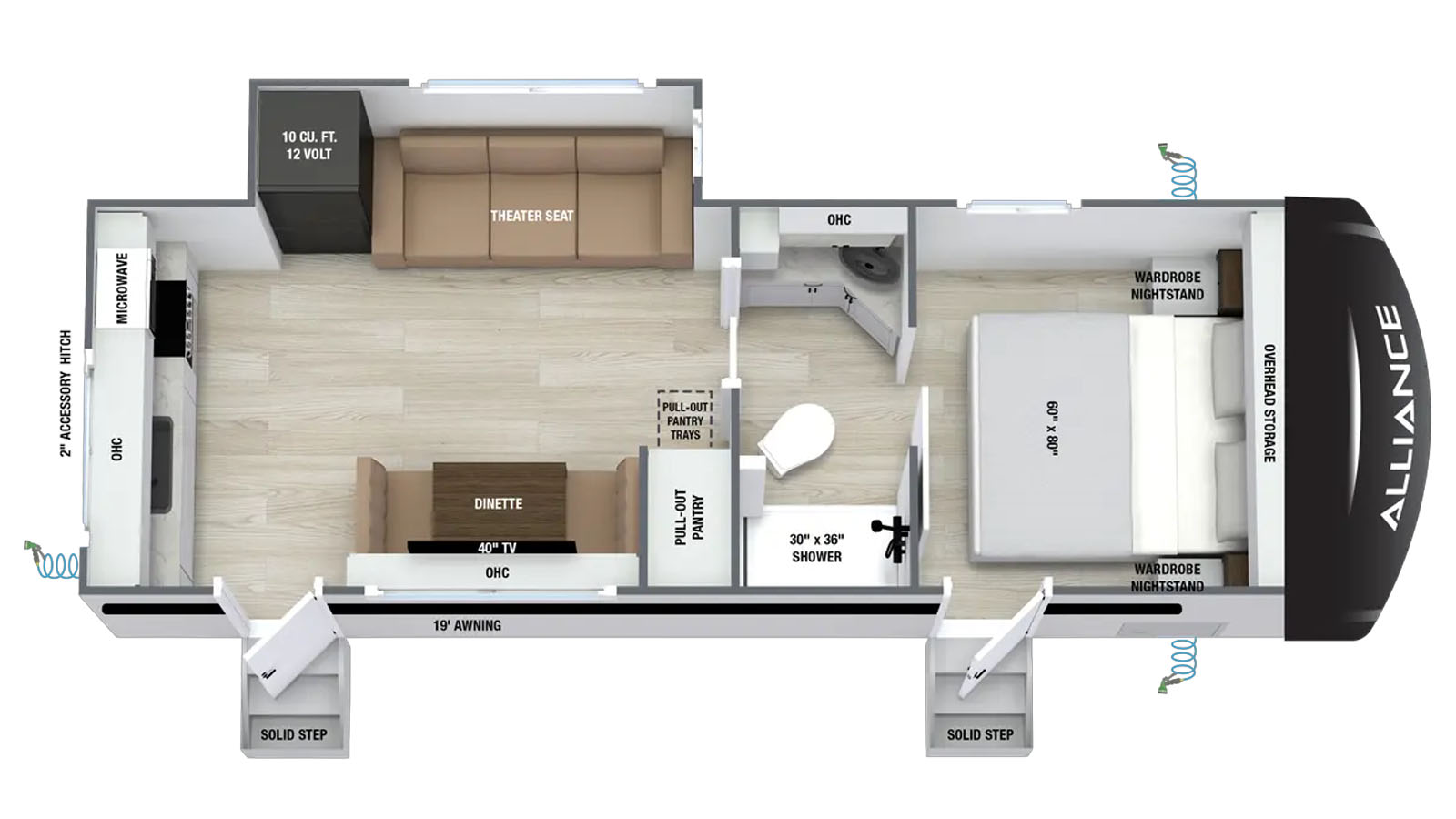 Alliance Delta floorplan