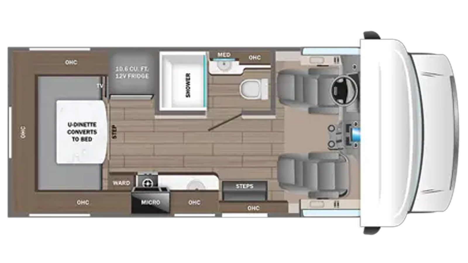 2027 Entegra Coach Odyssey SE 20LF - Floorplan 1