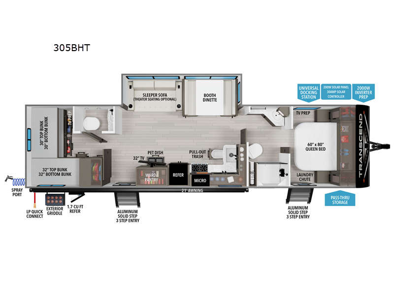 2026 Grand Design Transcend 305BHT - Image 42