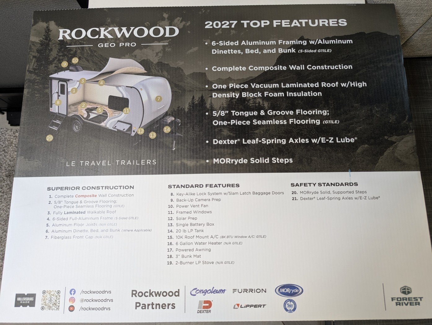 2027 Forest River Rockwood Geo Pro G15TLE - Image 13