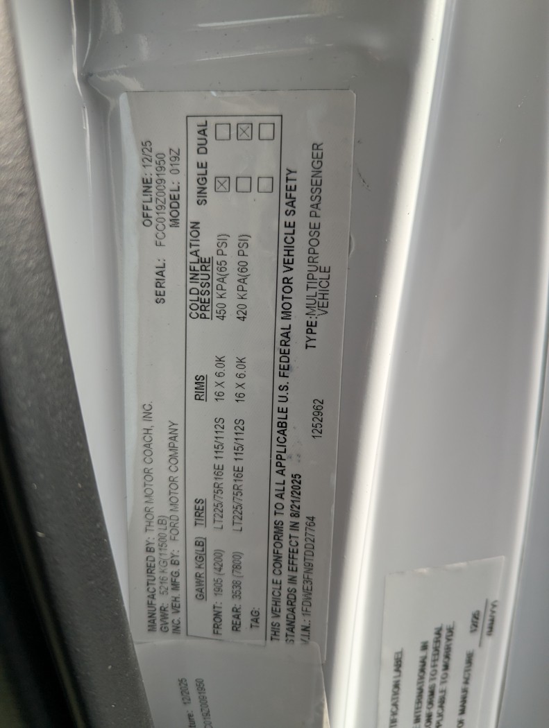 2026 Thor Motor Coach Four Winds