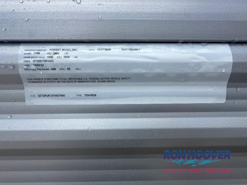 2026 PALOMINO 17BUNK - Image 3