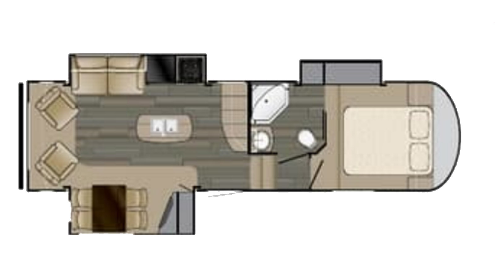 2017 Heartland Sundance XLT SD XLT 289TS - Floorplan 1
