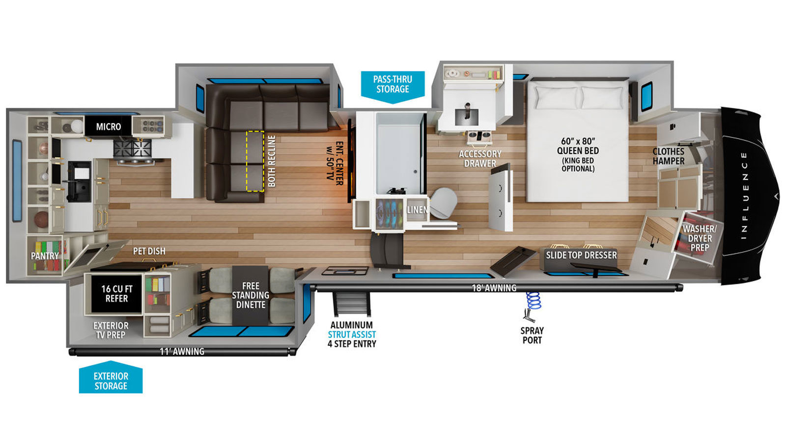 2026 Grand Design Influence 3203GK - Image 2