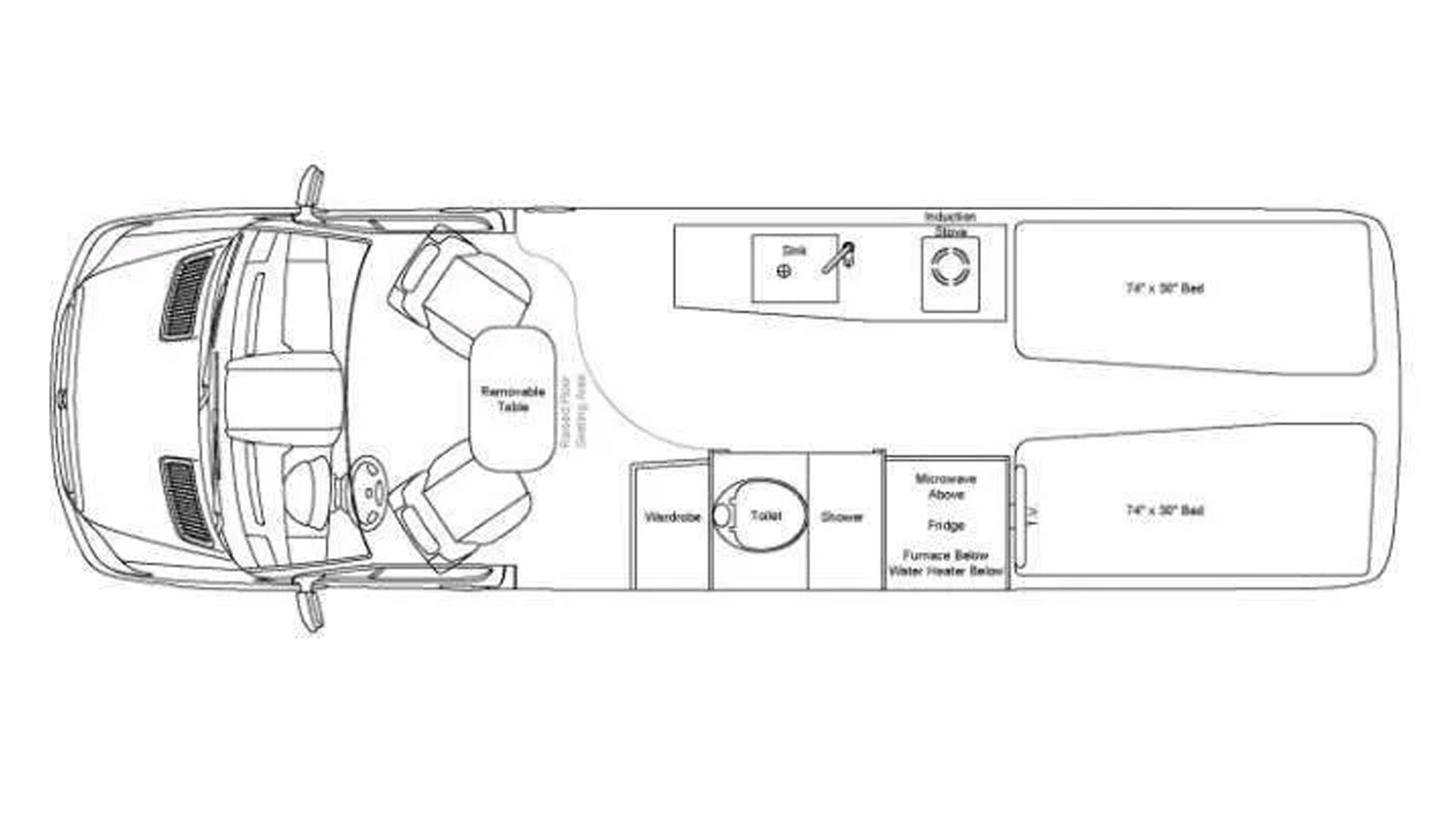 2025 Pleasure-Way Plateau - Floorplan 1