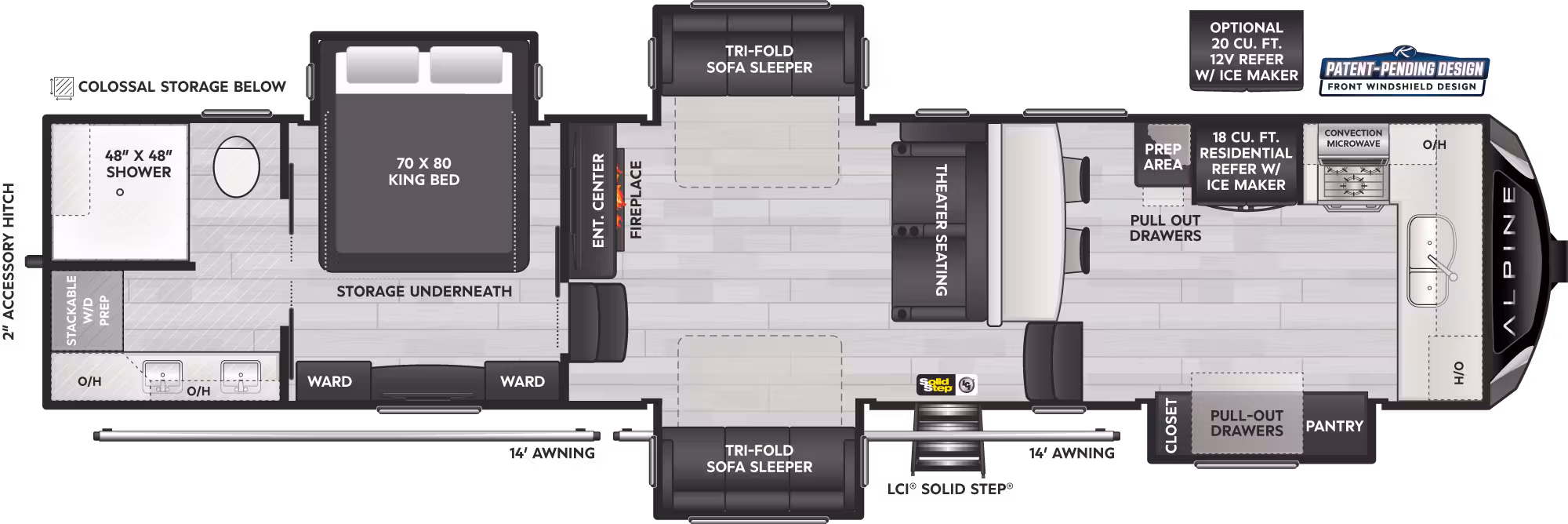2026 Keystone Alpine 3820FK - Image 2