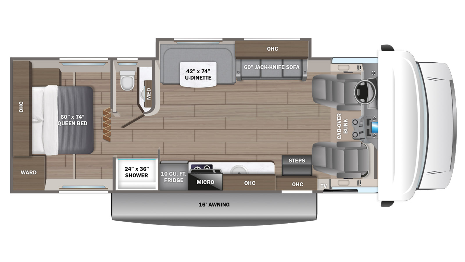 2026 Jayco Redhawk SE 29KF - Floorplan 1
