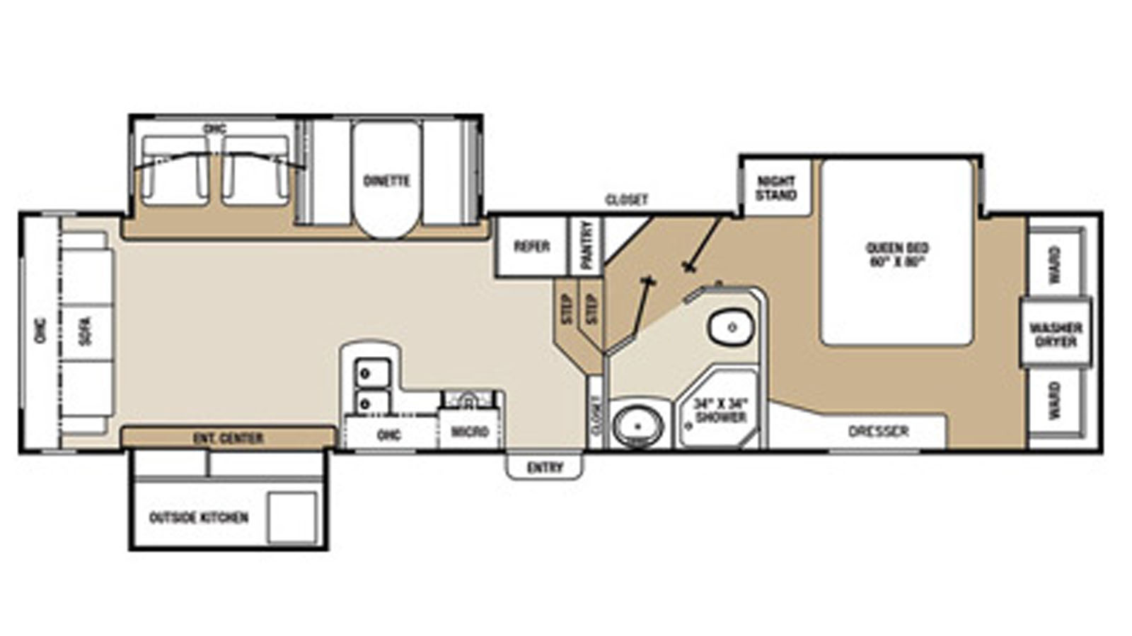 2015 Coachmen Chaparral Signature 327RLKS - Image 2