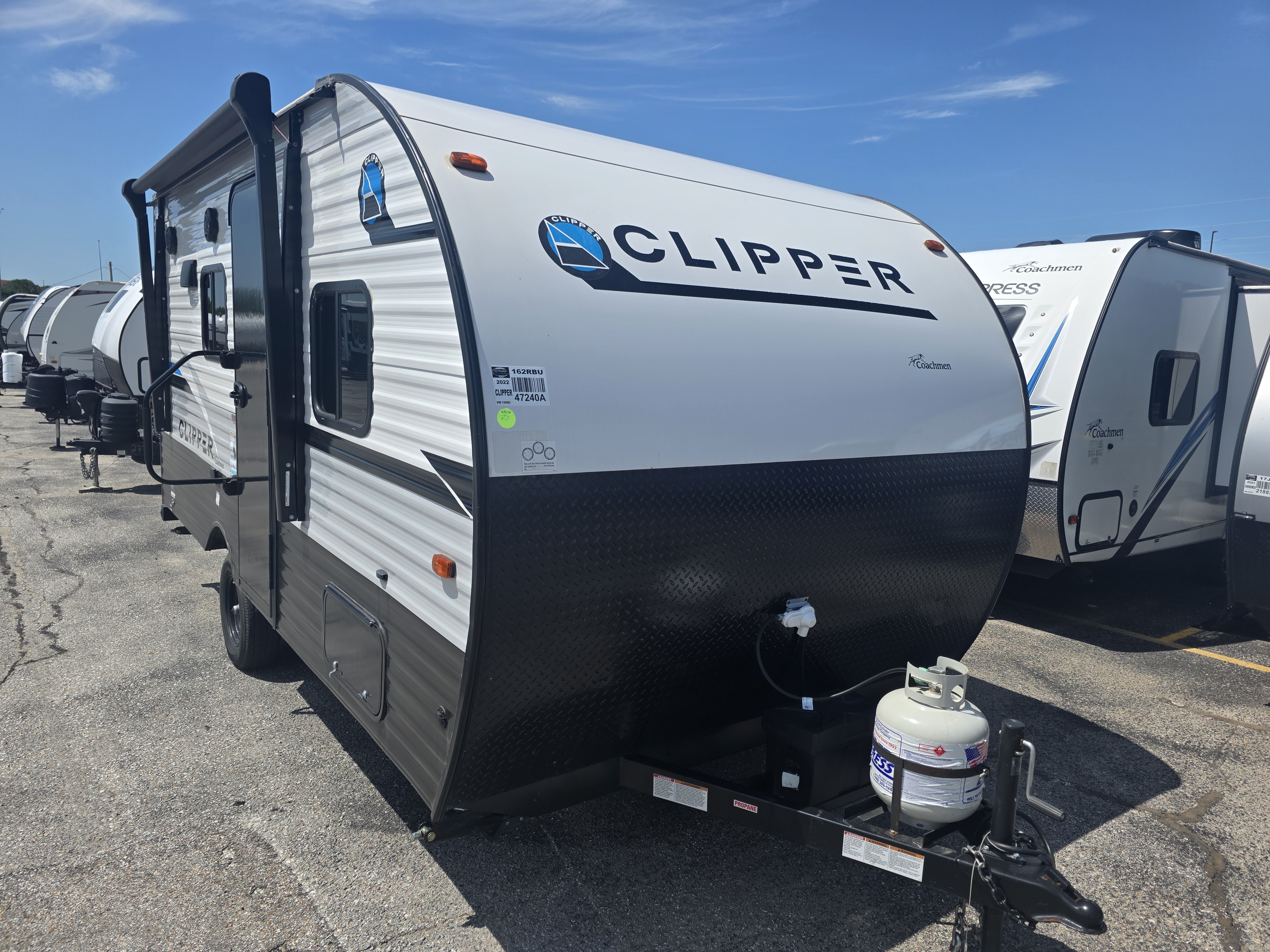 2022 Coachmen Clipper Ultra-Lite Single Axle 162RBU