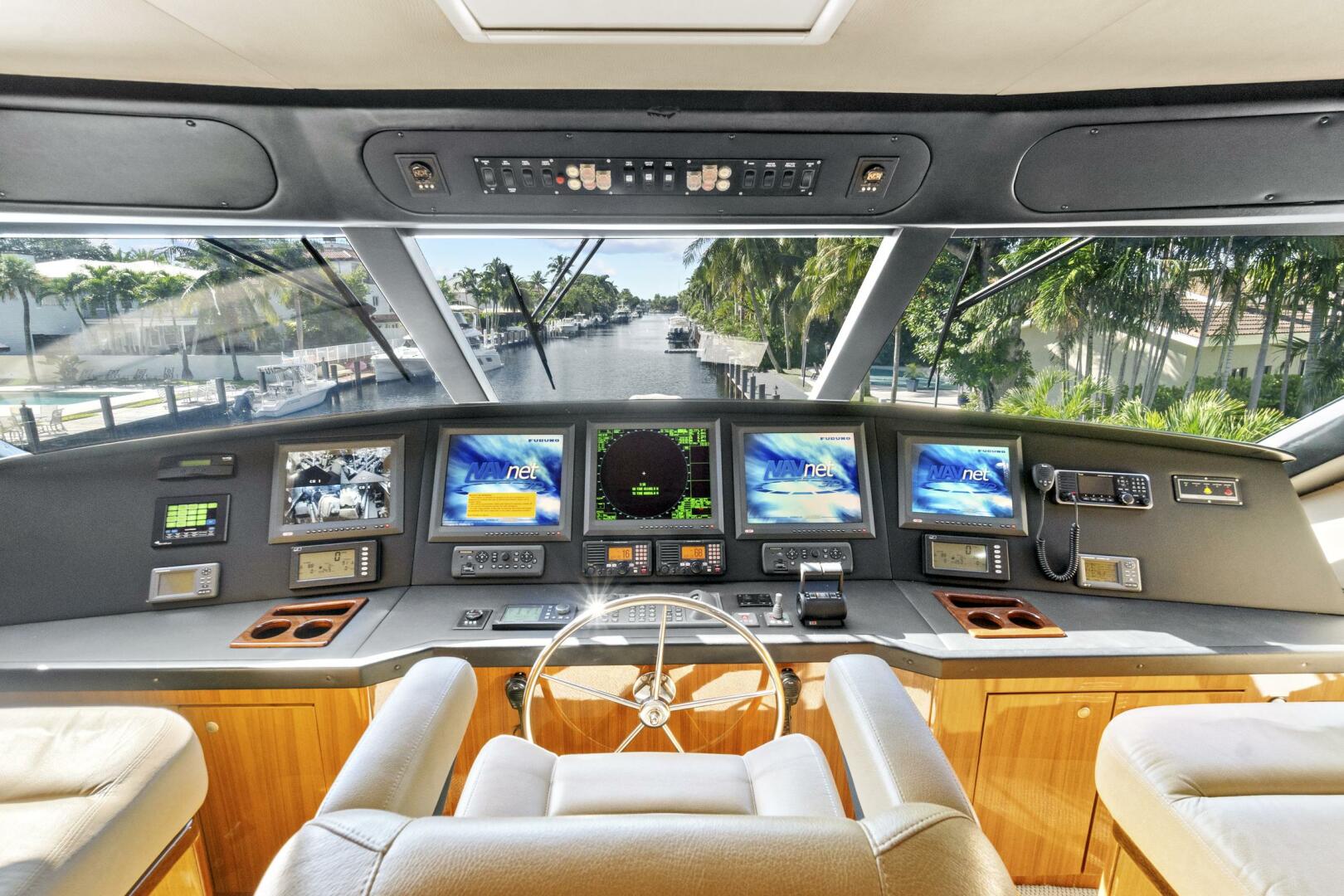 2008 Viking 74 Enclosed Bridge - Image 69