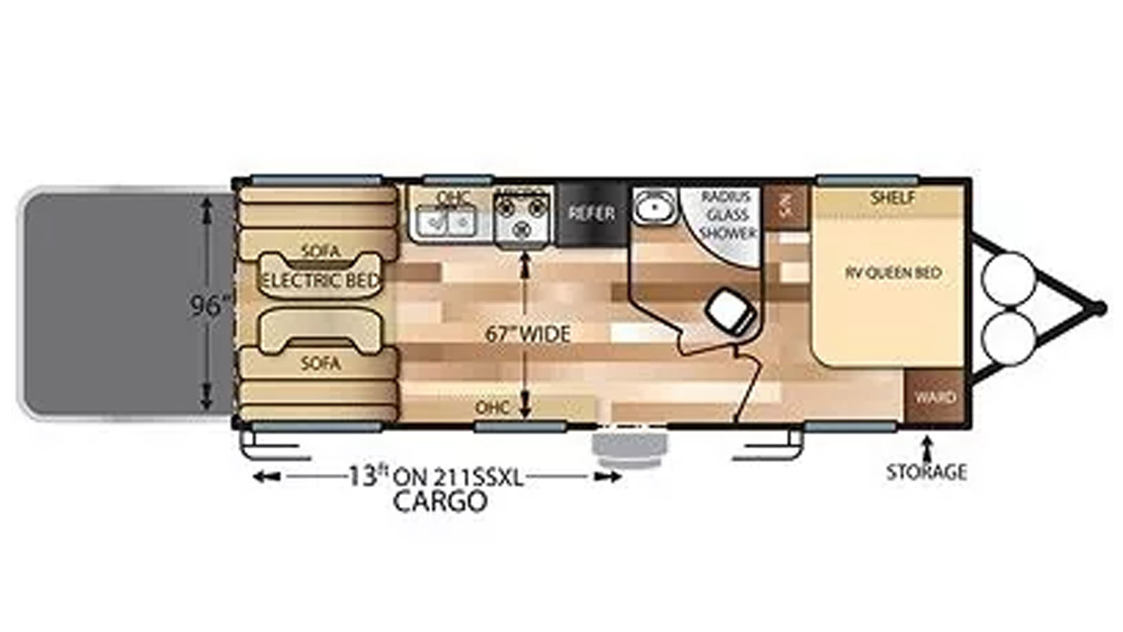 2017 Forest River Wildwood X-Lite West 211SSXL - Image 1