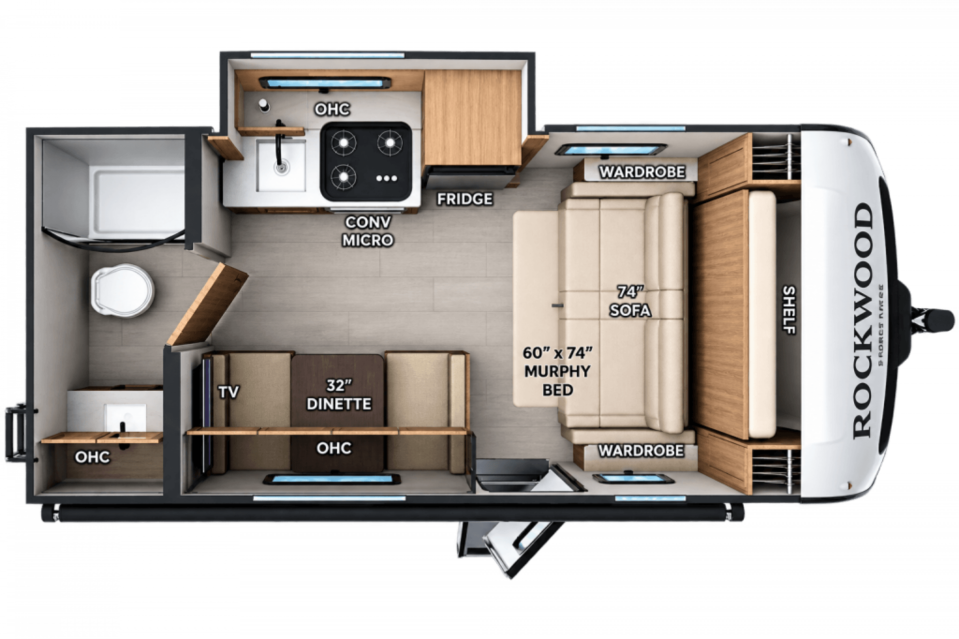 2027 FOREST RIVER ROCKWOOD GEO PRO 19SFD - Image 17