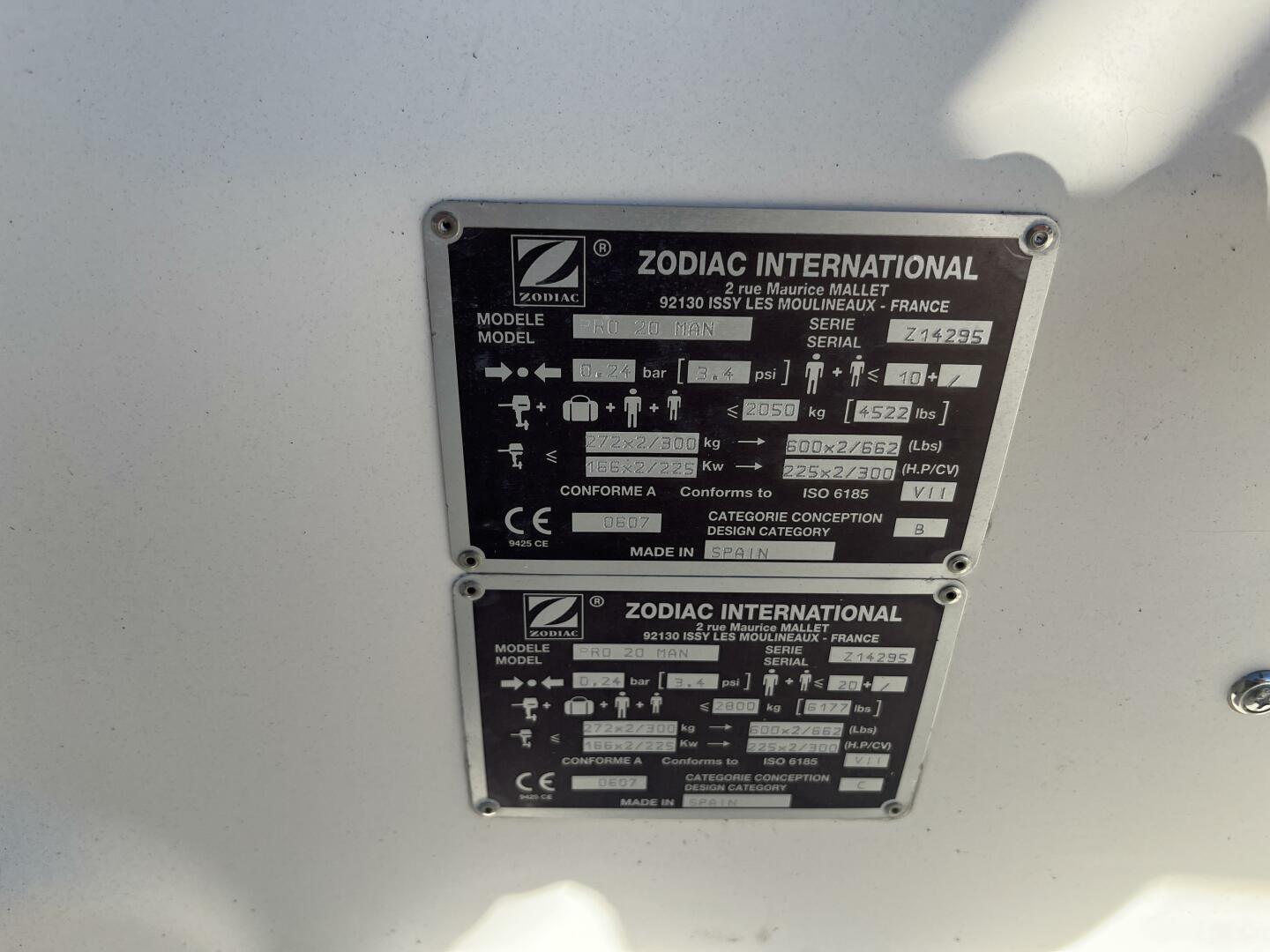 2008 Zodiac Pro 20 MAN - Image 17