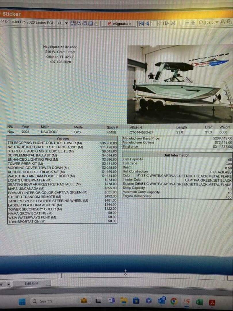 2024 Nautique Super Air Nautique G23 Coastal Edition Base - Image 46
