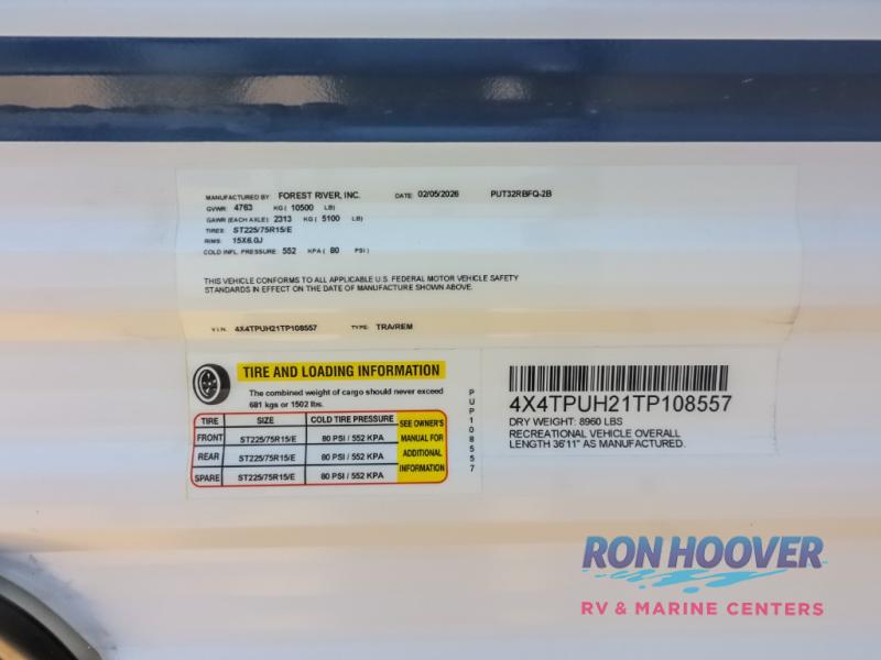 2026 PALOMINO PUMA 32RBFQ 2B - Image 34