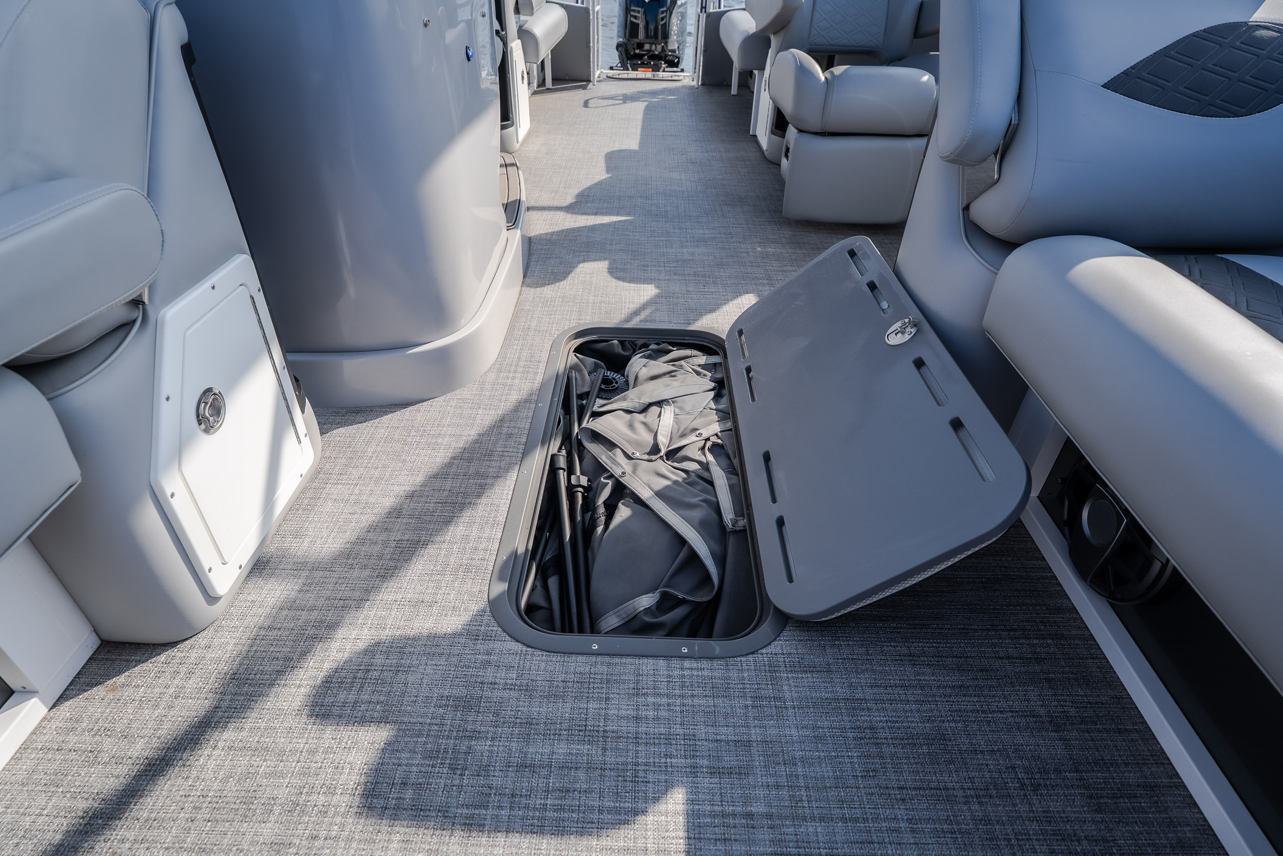 2025 JC Tritoon NepToon 25TT Sport DSL, Bow Chaise Arms - Image 49