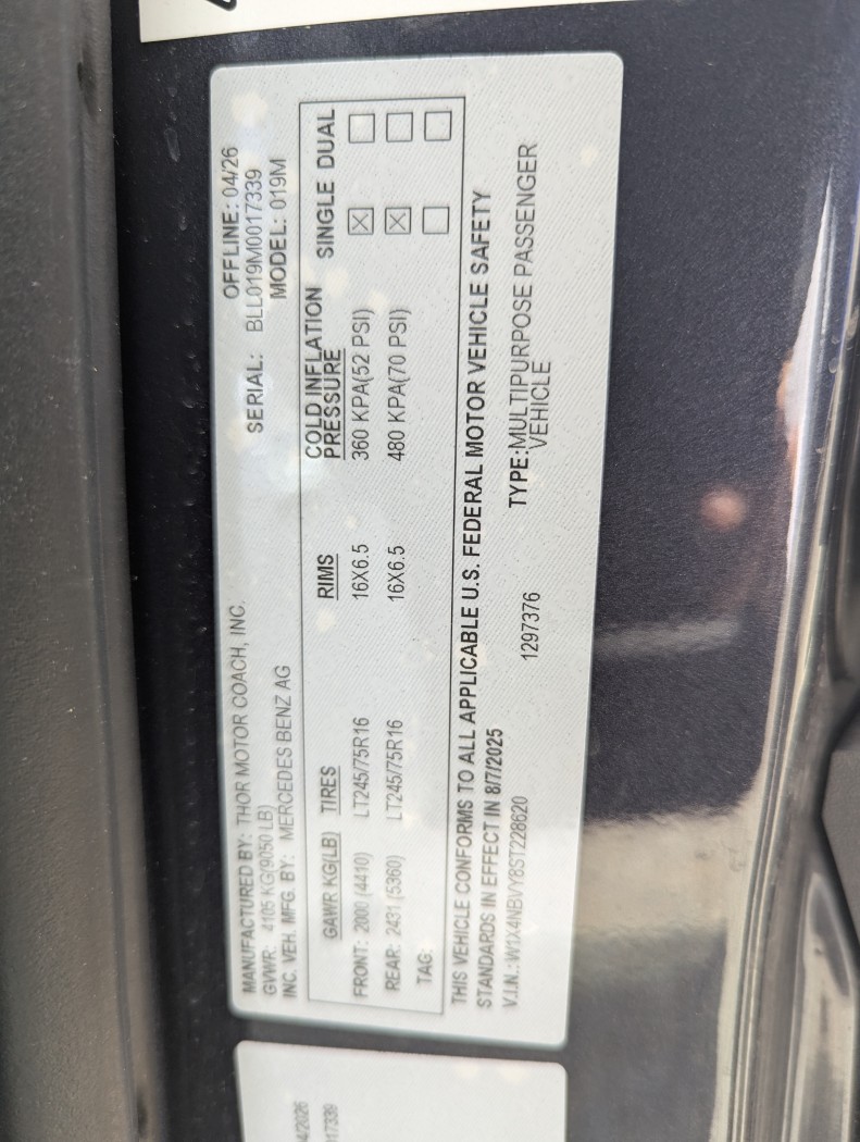 2027 Thor Motor Coach Tranquility 19M - Image 9