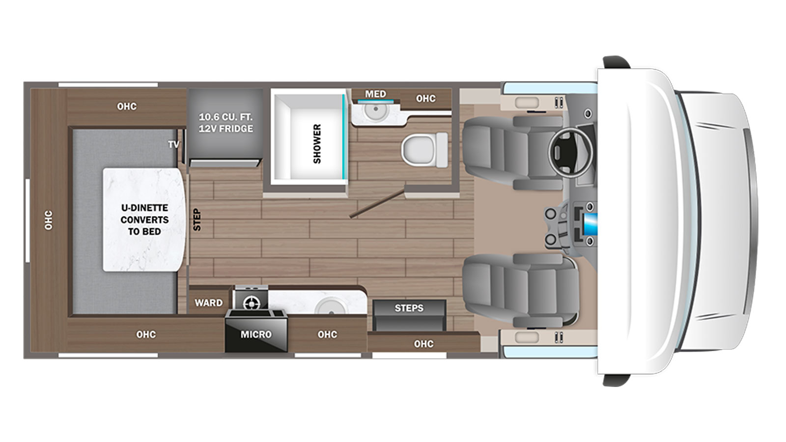 2027 Jayco Redhawk SE 20LF - Floorplan 1
