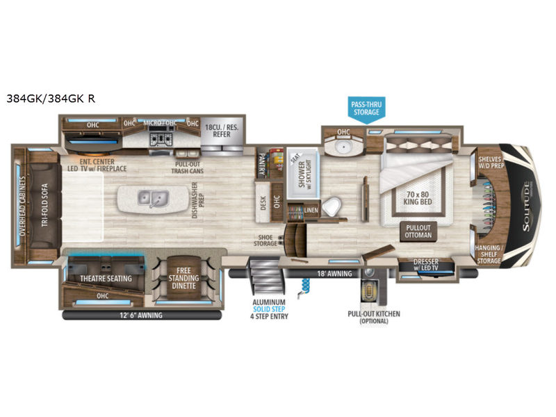 2018 Grand Design Solitude 384GK - Image 45