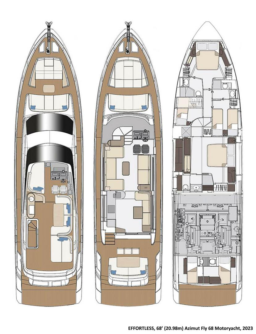 2023 Azimut Azimut Fly 68 Base - Image 38
