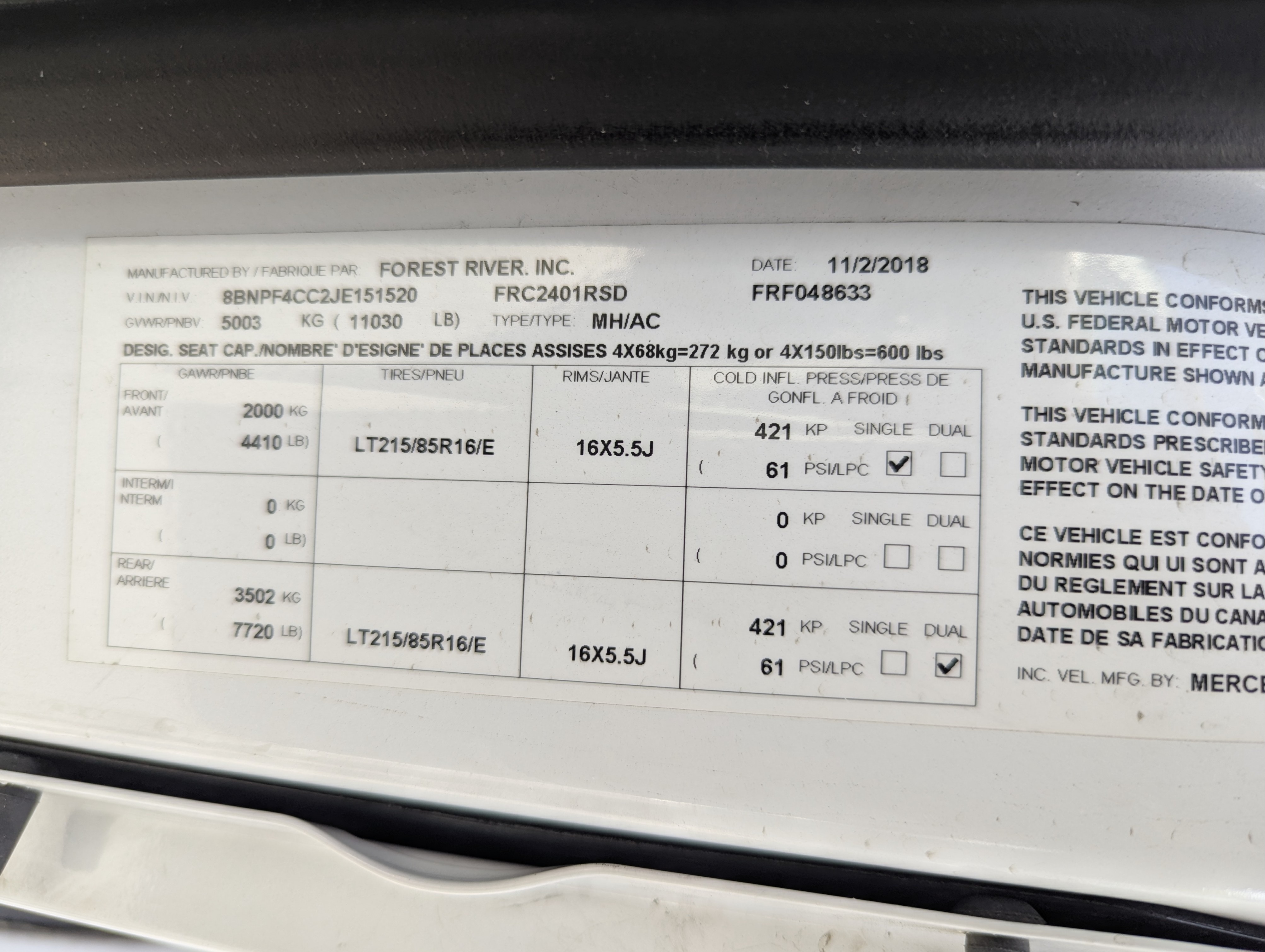 2019 Forest River Forester 2401R MBS - Image 27