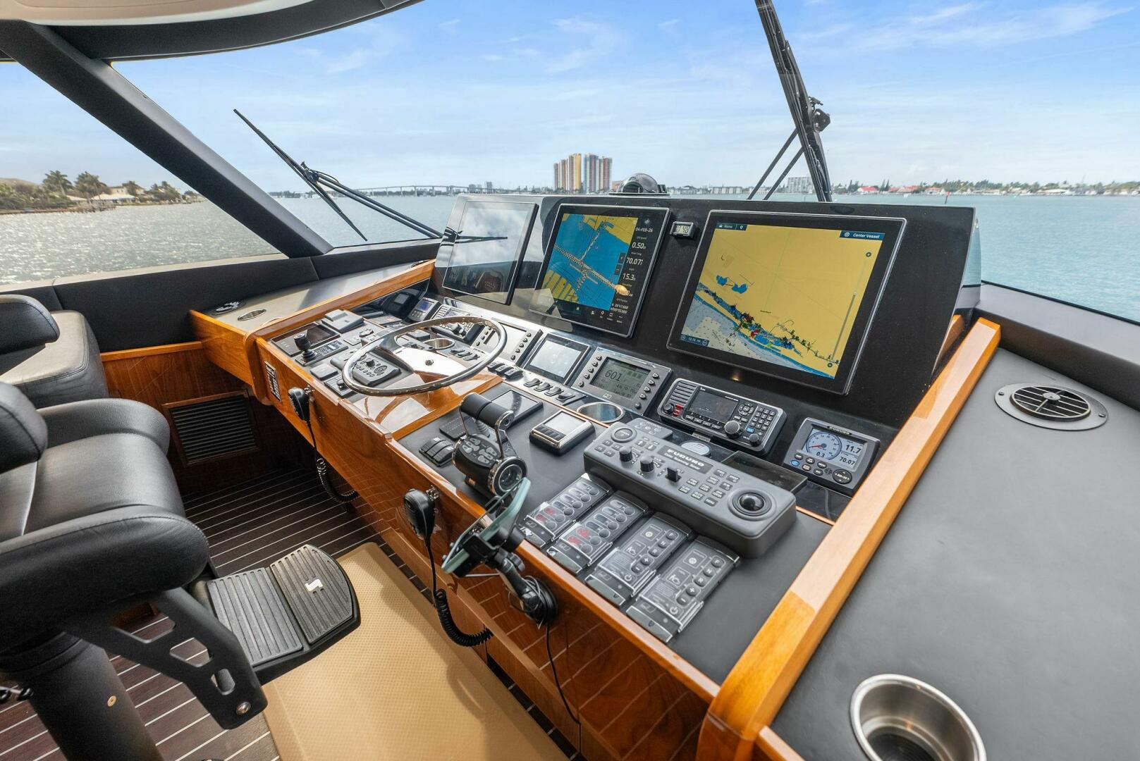 2022 Viking 68 Enclosed Bridge - Image 2
