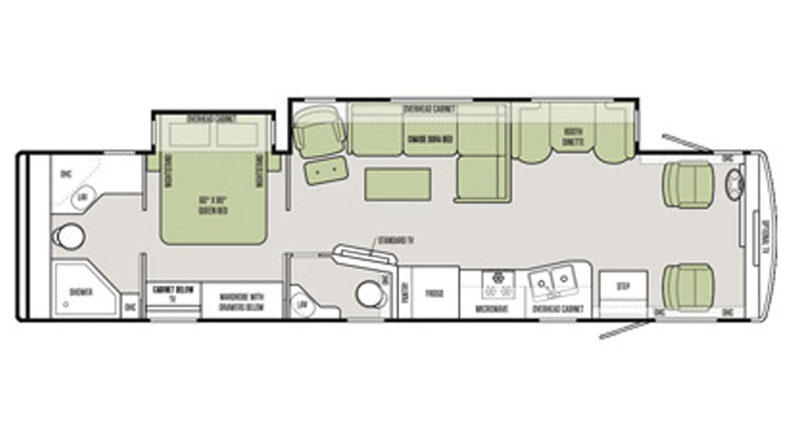 2015 ALLEGRO OPEN ROAD 36LA - Floorplan 1