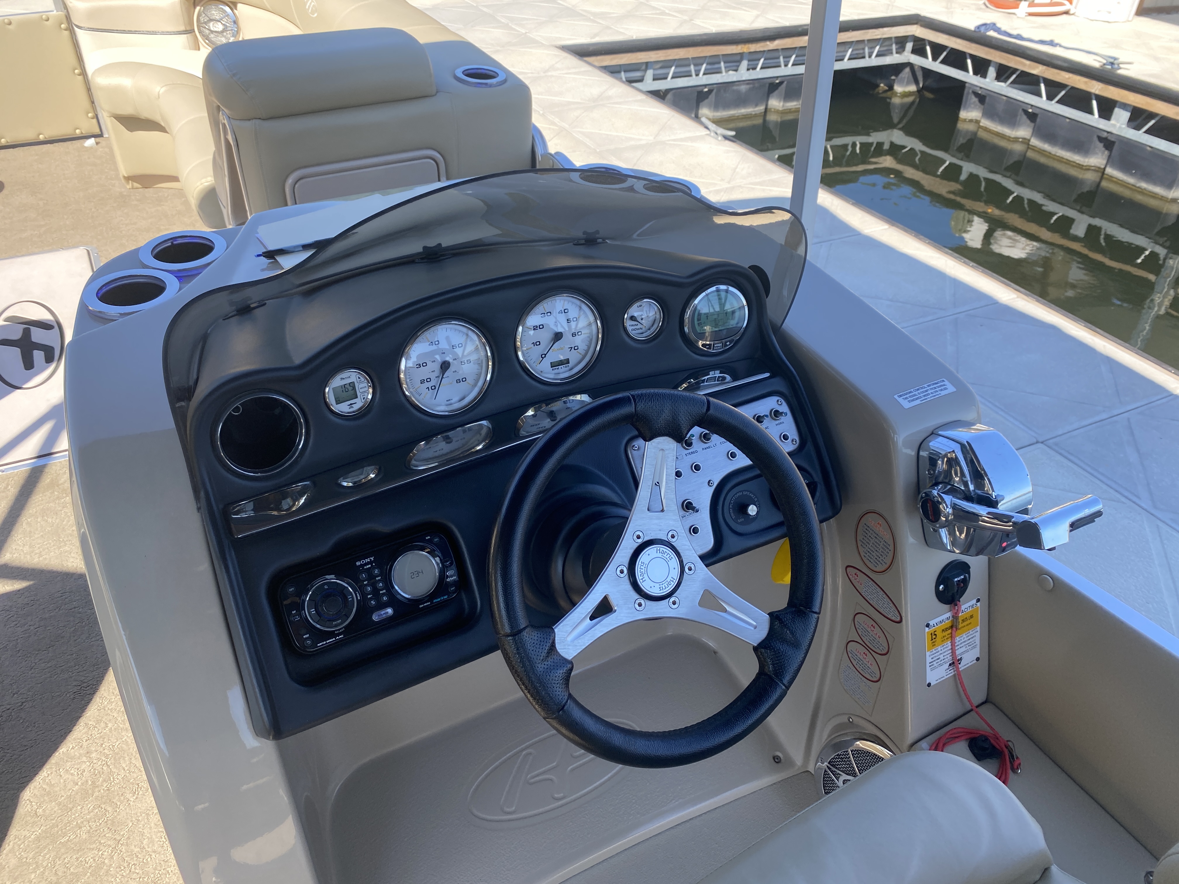 2012 Harris FloteBote Grand Mariner SL 250 - Image 19
