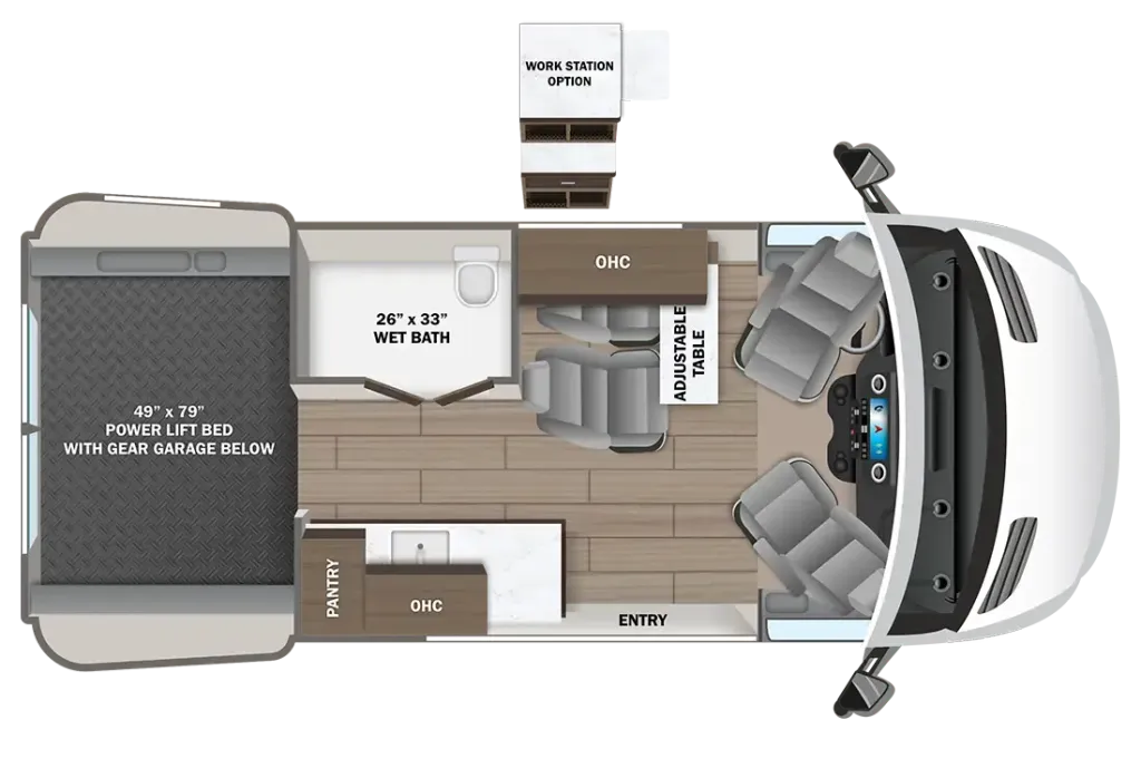 2026 ENTEGRA COACH LAUNCH 19YG - Floorplan 1
