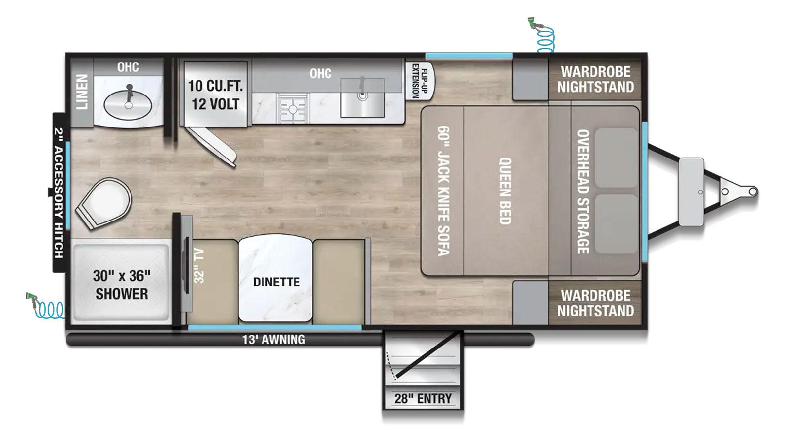2027 Alliance RV Delta Solo RB152 - Floorplan 1