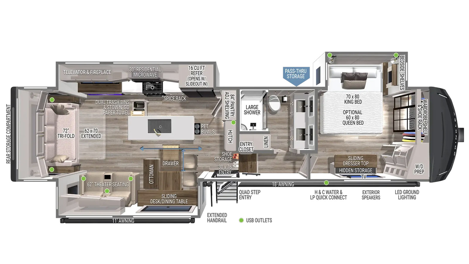 2027 Brinkley RV Model Z 3600 - Image 2