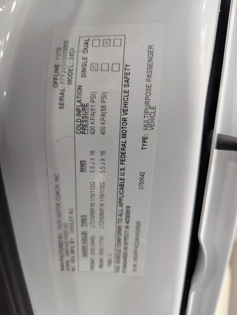 2020 Thor Motor Coach Compass RUV 24SX - Image 25