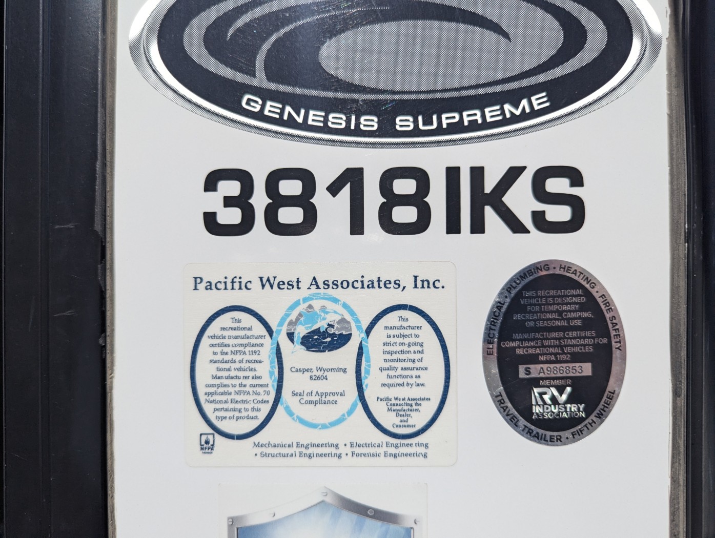 2024 Genesis Supreme Vortex IKS 3818IKS - Image 5