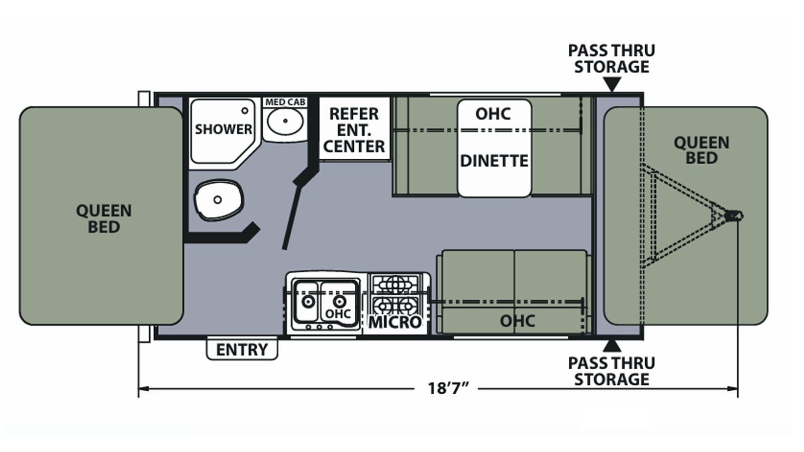 2017 Coachmen APEX 2900 15X - Floorplan 1