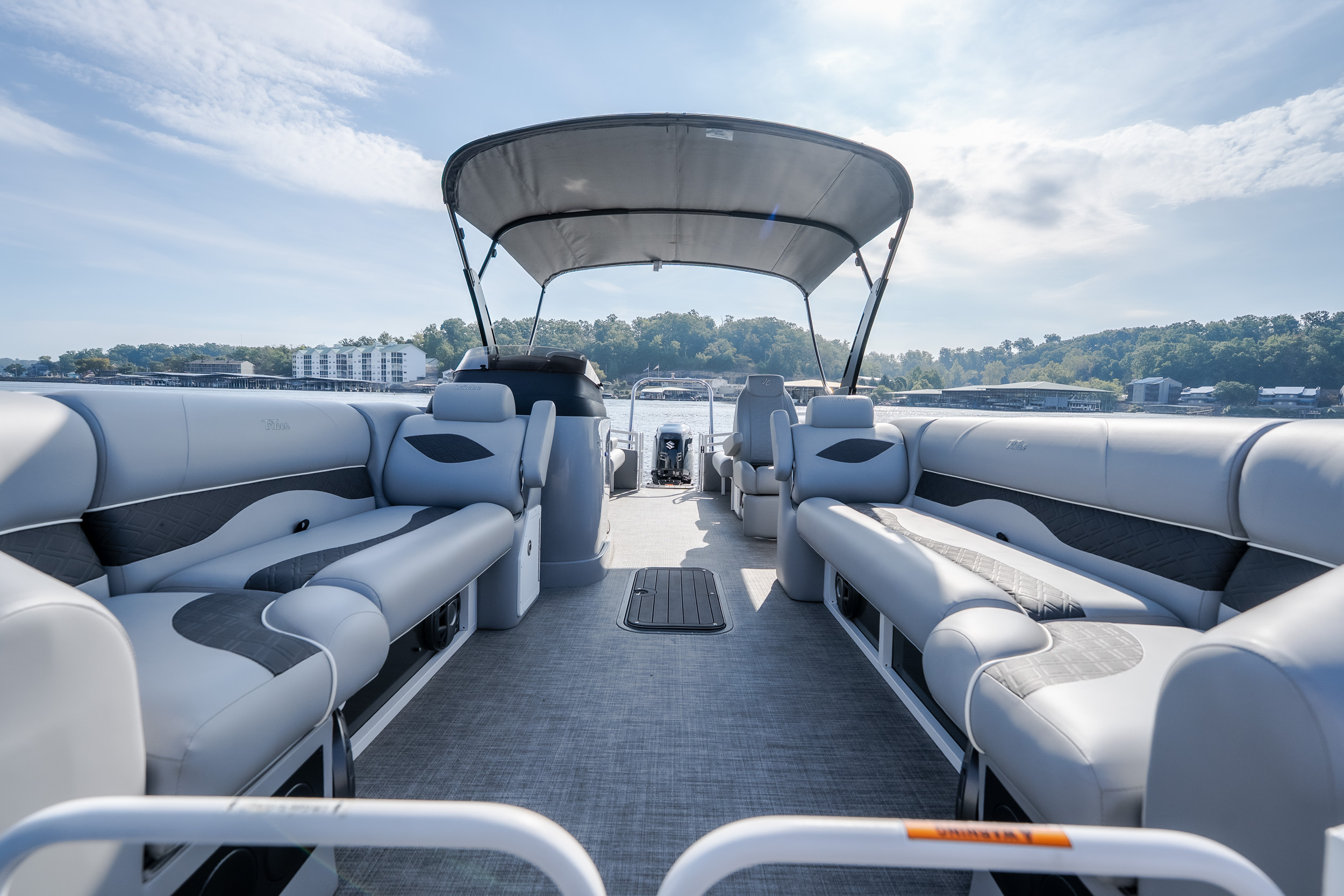 2025 JC Tritoon NepToon 25TT Sport DSL, Bow Chaise Arms - Image 43