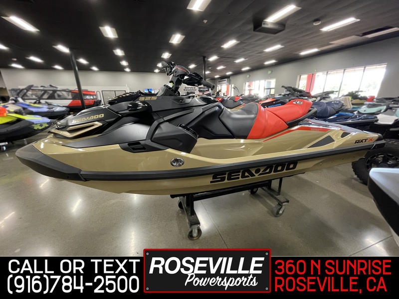 2025 Sea-Doo RXT-X™ 325 Metallic Tan / Lava Red Premium - Image 2
