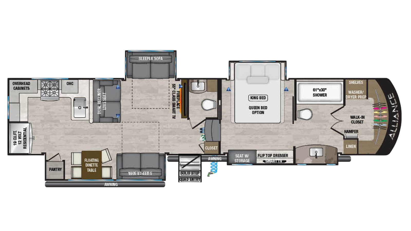 2023 Alliance RV Paradigm 382RK - Image 2