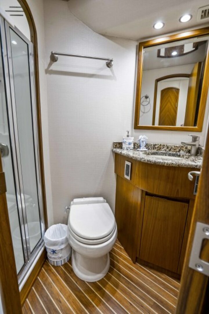 2011 Viking 70 Enclosed Bridge - Image 35