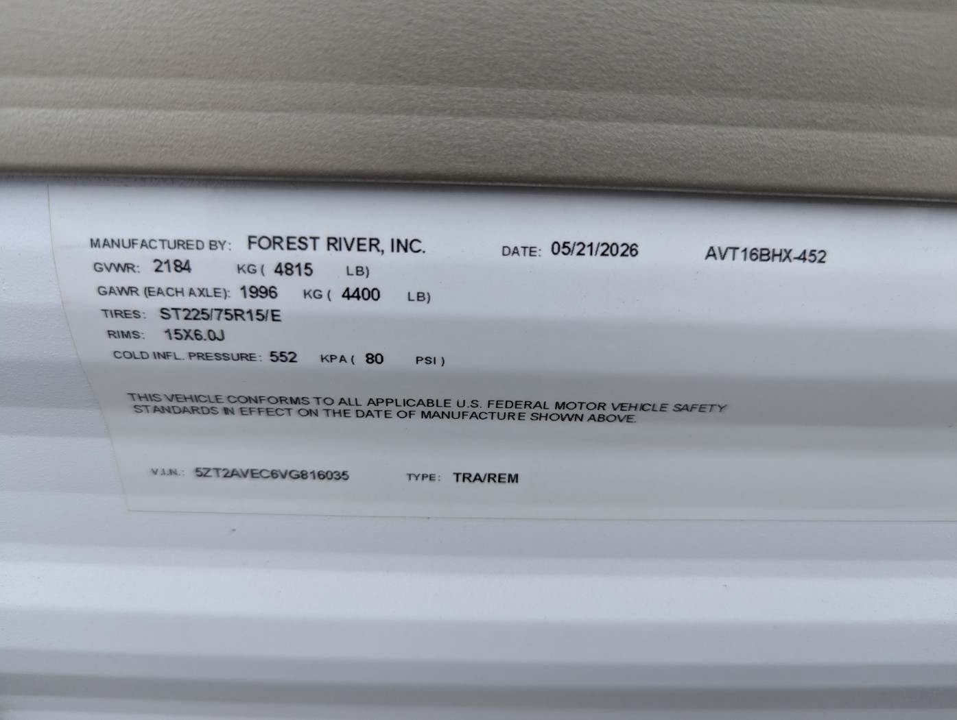 2027 Forest River Avenger LT 16BHX - Image 7