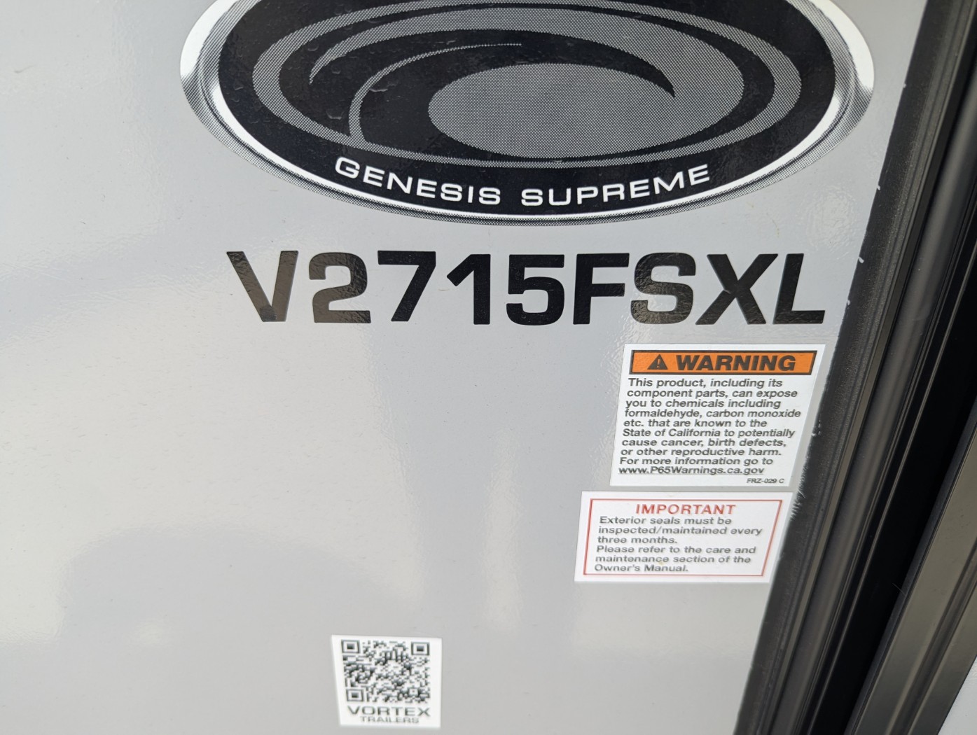 2025 Genesis Supreme Vortex V2715FSXL - Image 12