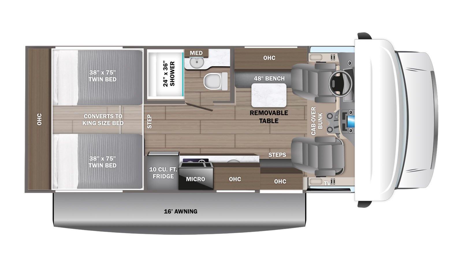 2025 Jayco Redhawk SE 22T - Floorplan 1