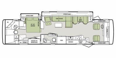 2012 Tiffin Allegro 36 LA - Floorplan 1