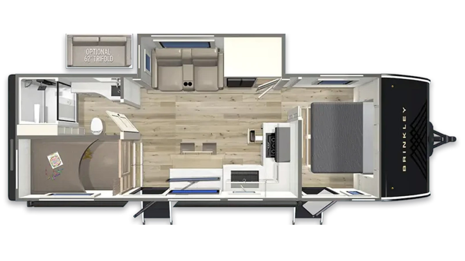 2027 BRINKLEY RV MODEL IX 24X - Floorplan 1