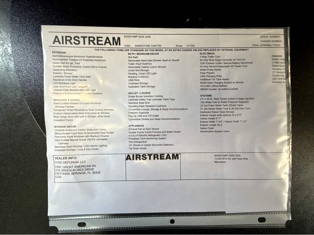 2026 AIRSTREAM Basecamp 20XE - Image 14