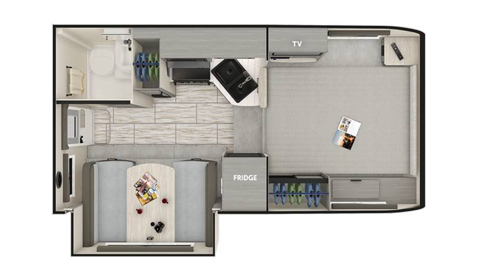 2024 Lance LANCE CAMPER 855S - Floorplan 1