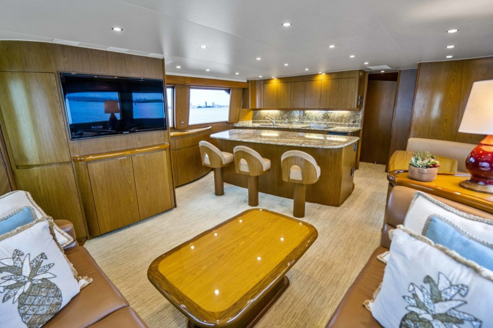 2011 Viking 70 Enclosed Bridge - Image 3