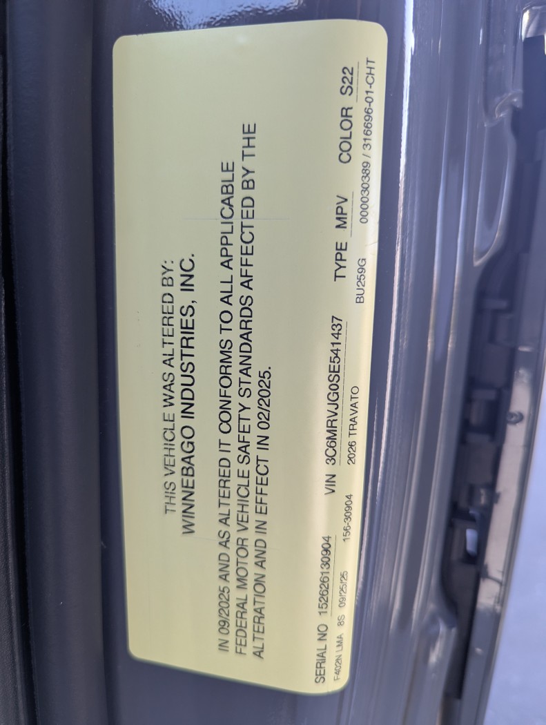 2026 Winnebago Travato 59G - Image 25