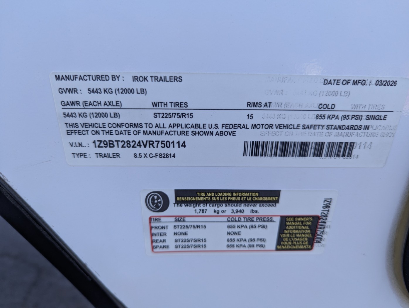 2027 IROK Trailers FS Classic Line FS 2814 - Image 32