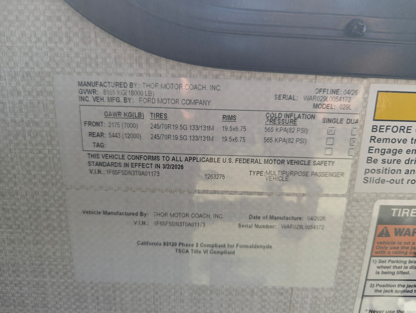 2027 Thor Motor Coach Windsport 29L - Image 13